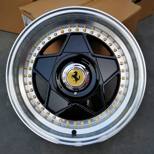 [SA-112011] YKW5702-D-15X8.25, 4X100/5X100 CB 73.1, ET+20, BL+GO