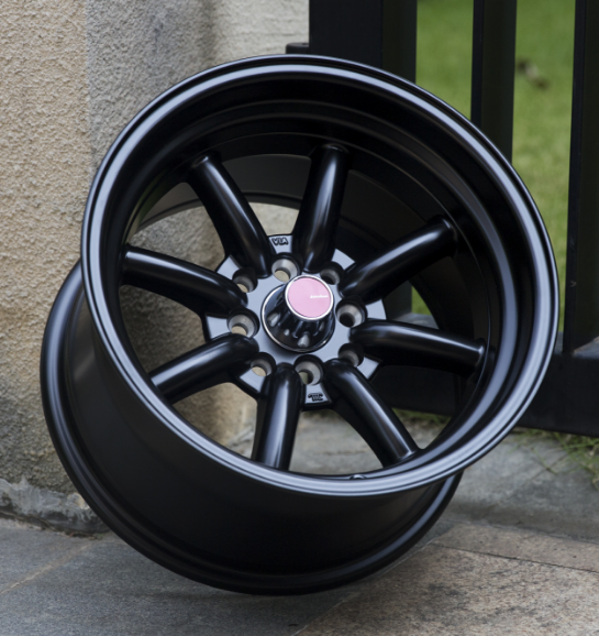 AS34-6-15X8.0, 8X100/114.3, CB73.1, ET0, MATTE BLACK
