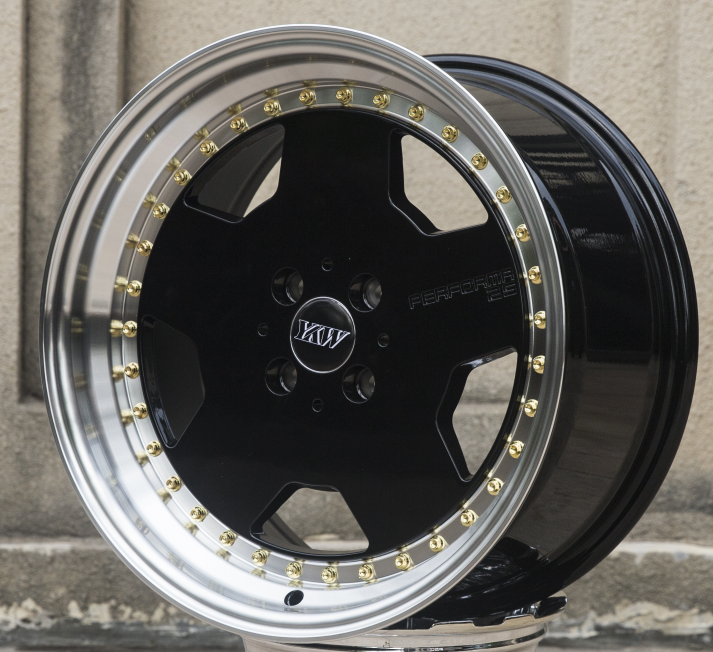 YKW7858-14 17X8.5 5X100 CB73.1 ET+30 BL+GO
